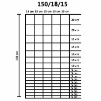 vidaXL Gartenzaun Verzinkter Stahl 50x1,5 m Silbern