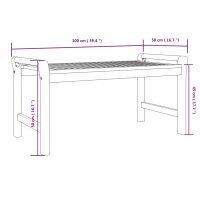 vidaXL 5-tlg. Garten-Lounge-Set mit Kissen Massivholz Akazie