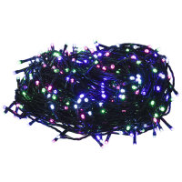 vidaXL LED-Lichterkette mit 300 LEDs Pastell Mehrfarbig 30 m PVC