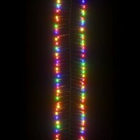 vidaXL LED-Lichterkette mit 1000 LEDs Mehrfarbig 11 m PVC