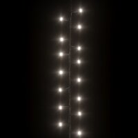 vidaXL LED-Lichterkette mit 1000 LEDs Kaltwei&szlig; 25 m PVC