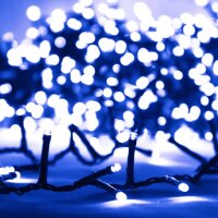 vidaXL LED-Lichterkette mit 2000 LEDs Blau 45 m PVC