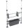 vidaXL Küchenorganisator Verstellbar Aluminium