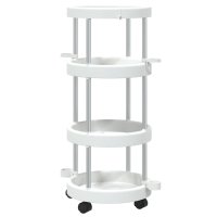 vidaXL Reinigungswagen mit Aufbewahrungskorb Aluminium