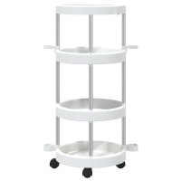 vidaXL Reinigungswagen mit Aufbewahrungskorb Aluminium