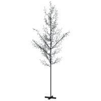 vidaXL LED-Baum mit Kirschbl&uuml;ten Warmwei&szlig; 672 LEDs 400 cm