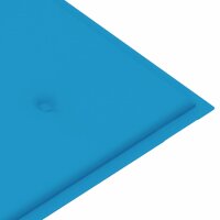vidaXL Gartenbank-Auflage Blau 100x50x3 cm Oxford-Gewebe