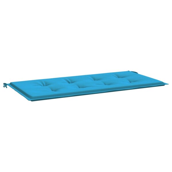 vidaXL Gartenbank-Auflage Blau 120x50x3 cm Oxford-Gewebe