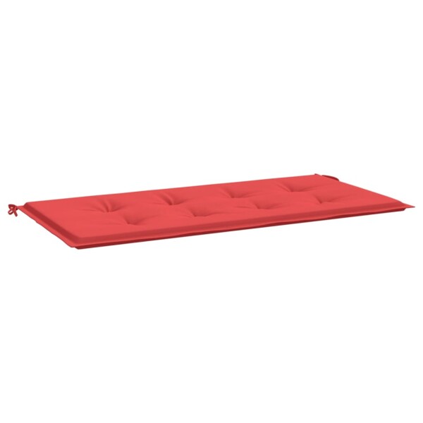 vidaXL Gartenbank-Auflage Rot 120x50x3 cm Oxford-Gewebe