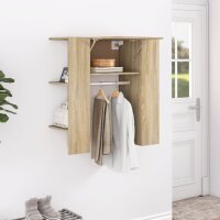 vidaXL Flurschrank Sonoma-Eiche 97,5x37x99 cm Holzwerkstoff