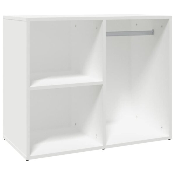 vidaXL Kleiderschrank Wei&szlig; 80x40x65 cm Holzwerkstoff