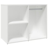 vidaXL Kleiderschrank Weiß 80x40x65 cm Holzwerkstoff