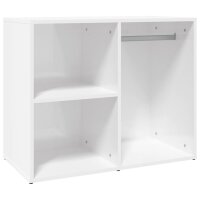 vidaXL Kleiderschrank Hochglanz-Weiß 80x40x65 cm...