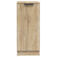 vidaXL Sideboards 2 Stk. Sonoma-Eiche 30x30x70 cm Holzwerkstoff