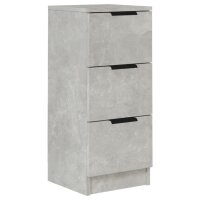 vidaXL Sideboard Betongrau 30x30x70 cm Holzwerkstoff