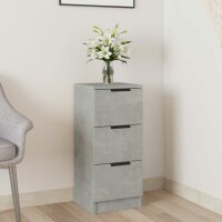 vidaXL Sideboard Betongrau 30x30x70 cm Holzwerkstoff