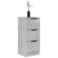 vidaXL Sideboard Betongrau 30x30x70 cm Holzwerkstoff