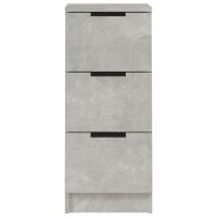 vidaXL Sideboard Betongrau 30x30x70 cm Holzwerkstoff