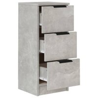 vidaXL Sideboard Betongrau 30x30x70 cm Holzwerkstoff