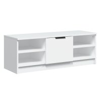 vidaXL TV-Schrank Weiß 102x35x36,5 cm Holzwerkstoff