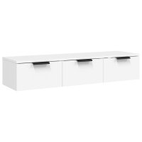 vidaXL Wandschrank Wei&szlig; 102x30x20 cm Holzwerkstoff