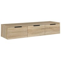 vidaXL Wandschrank Sonoma-Eiche 102x30x20 cm Holzwerkstoff