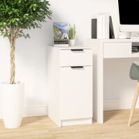 vidaXL Schreibtischschrank Wei&szlig; 33,5x50x75 cm Holzwerkstoff