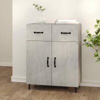 vidaXL Sideboard Betongrau 69,5x34x90 cm Holzwerkstoff