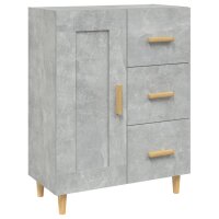 vidaXL Sideboard Betongrau 69,5x34x90 cm Holzwerkstoff