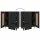 vidaXL Sideboard Schwarz 69,5x34x90 cm Holzwerkstoff