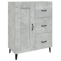 vidaXL Sideboard Betongrau 69,5x34x90 cm Holzwerkstoff