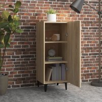 vidaXL Sideboard Sonoma-Eiche 34,5x34x90 cm Holzwerkstoff