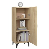 vidaXL Sideboard Sonoma-Eiche 34,5x34x90 cm Holzwerkstoff