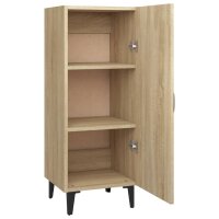 vidaXL Sideboard Sonoma-Eiche 34,5x34x90 cm Holzwerkstoff