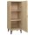 vidaXL Sideboard Sonoma-Eiche 34,5x34x90 cm Holzwerkstoff