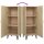 vidaXL Sideboard Sonoma-Eiche 34,5x34x90 cm Holzwerkstoff