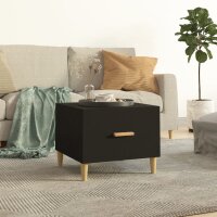 vidaXL Couchtisch Schwarz 50x50x40 cm Holzwerkstoff