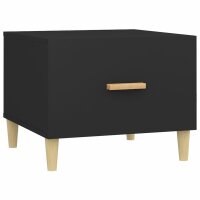 vidaXL Couchtisch Schwarz 50x50x40 cm Holzwerkstoff