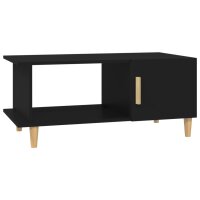 vidaXL Couchtisch Schwarz 90x50x40 cm Holzwerkstoff