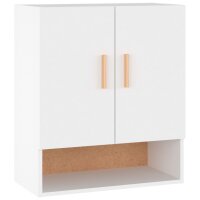 vidaXL Wandschrank Weiß 60x31x70 cm Holzwerkstoff