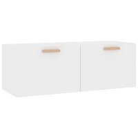 vidaXL Wandschrank Hochglanz-Weiß 100x36,5x35 cm...