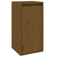 vidaXL Wandschrank Honigbraun 30x30x60 cm Massivholz Kiefer