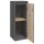 vidaXL Wandschrank Grau 30x30x80 cm Massivholz Kiefer