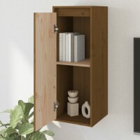 vidaXL Wandschrank Honigbraun 30x30x80 cm Massivholz Kiefer