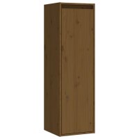 vidaXL Wandschrank Honigbraun 30x30x100 cm Massivholz Kiefer