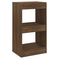 vidaXL Bücherregal/Raumteiler Braun Eichen-Optik...