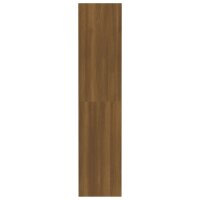 vidaXL Bücherregal/Raumteiler Braun Eiche 80x30x135 cm Holzwerkstoff