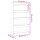 vidaXL Bücherregal/Raumteiler Braun Eiche 80x30x135 cm Holzwerkstoff