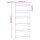 vidaXL Bücherregal/Raumteiler Braun Eiche 80x30x166 cm Holzwerkstoff