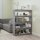 vidaXL Bücherregal/Raumteiler Grau Sonoma 100×30×135 cm